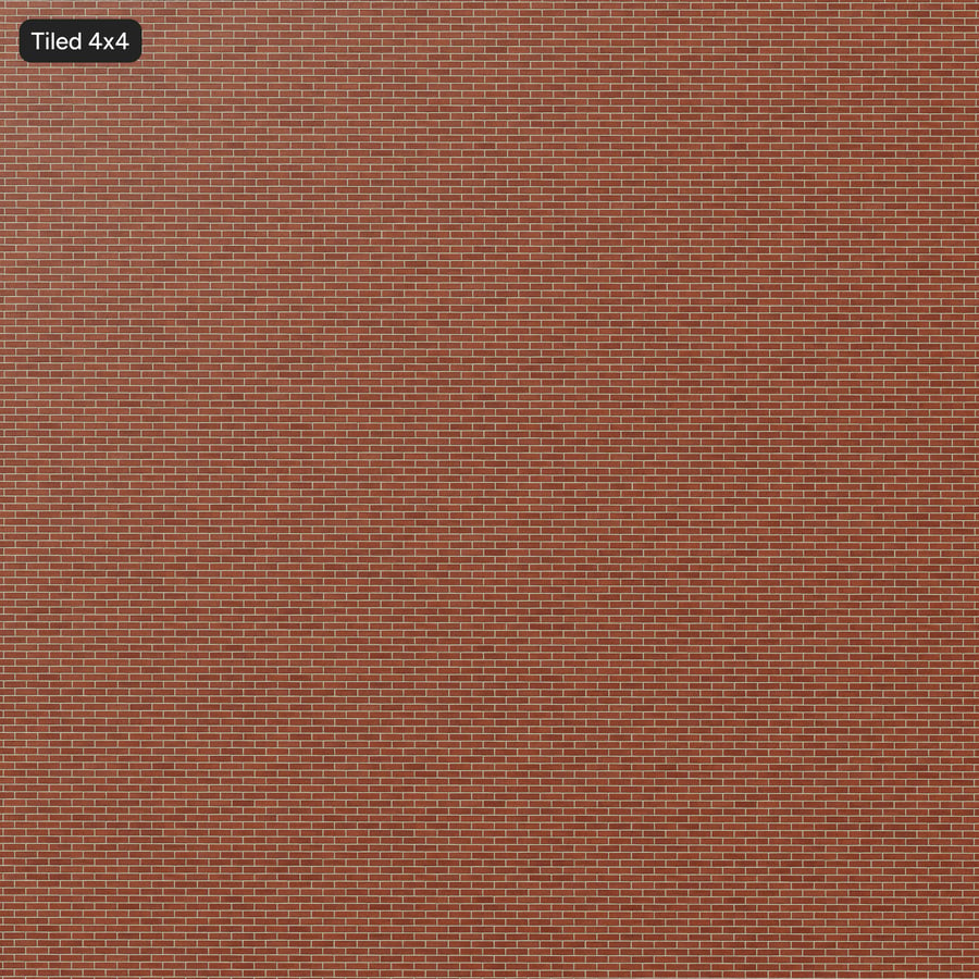 Dragfaced Running Bond Brick Wall Texture