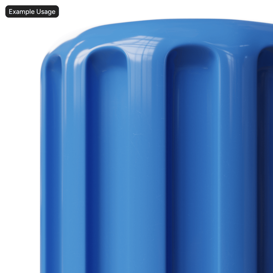Struttura in plastica ABS, blu