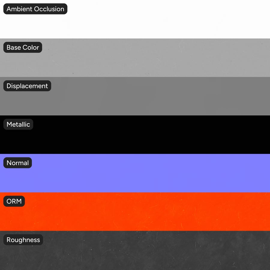 Opotřebovaný plast ABS s texturou, šedý