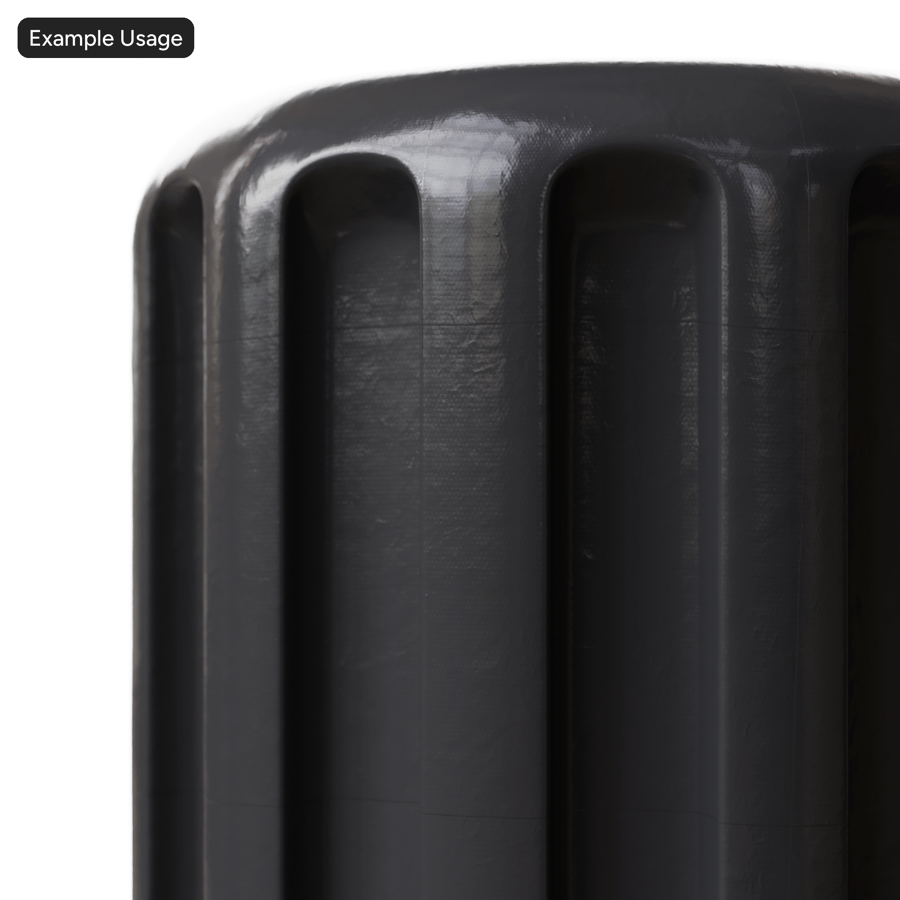 Bolsa de basura Textura Plástica, Negra