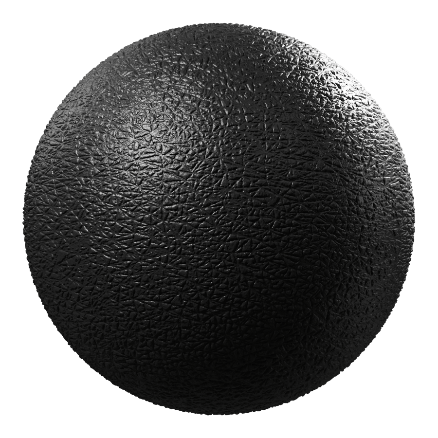 Abstract Skin Mold Plastic Texture, Black