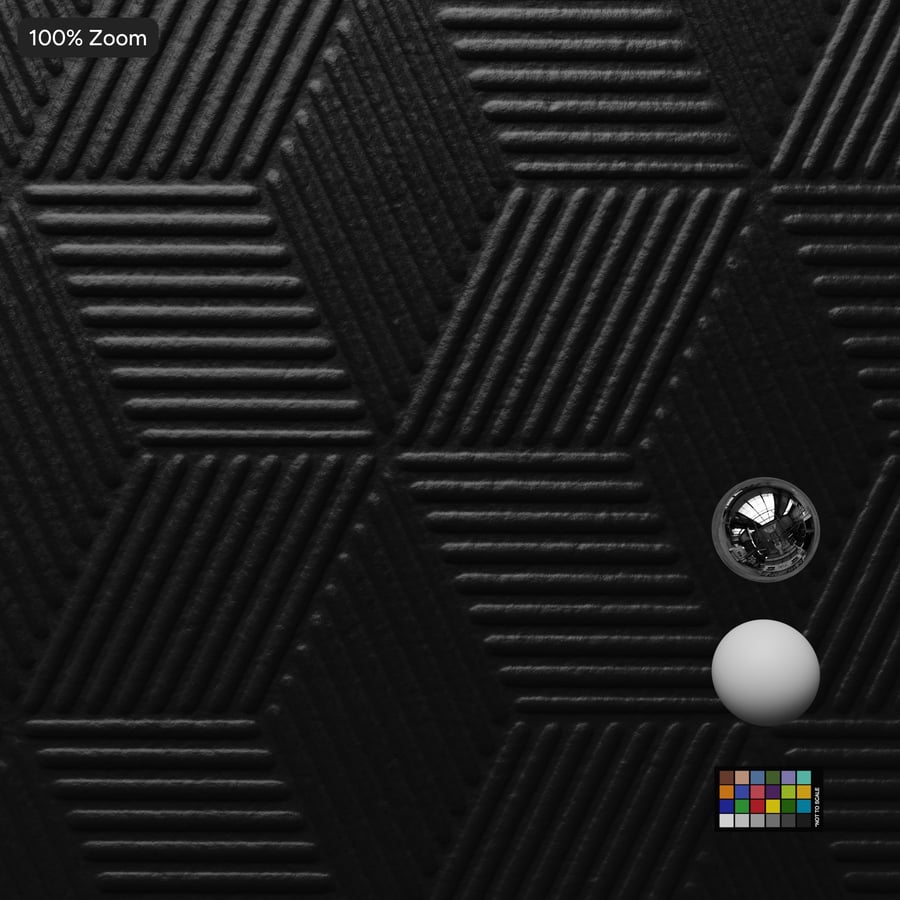Abstrakte geometrische Form Kunststoff Textur, schwarz