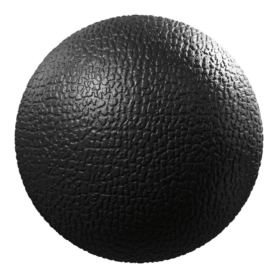 Large Dots Mold Black Plastic Texture, Black