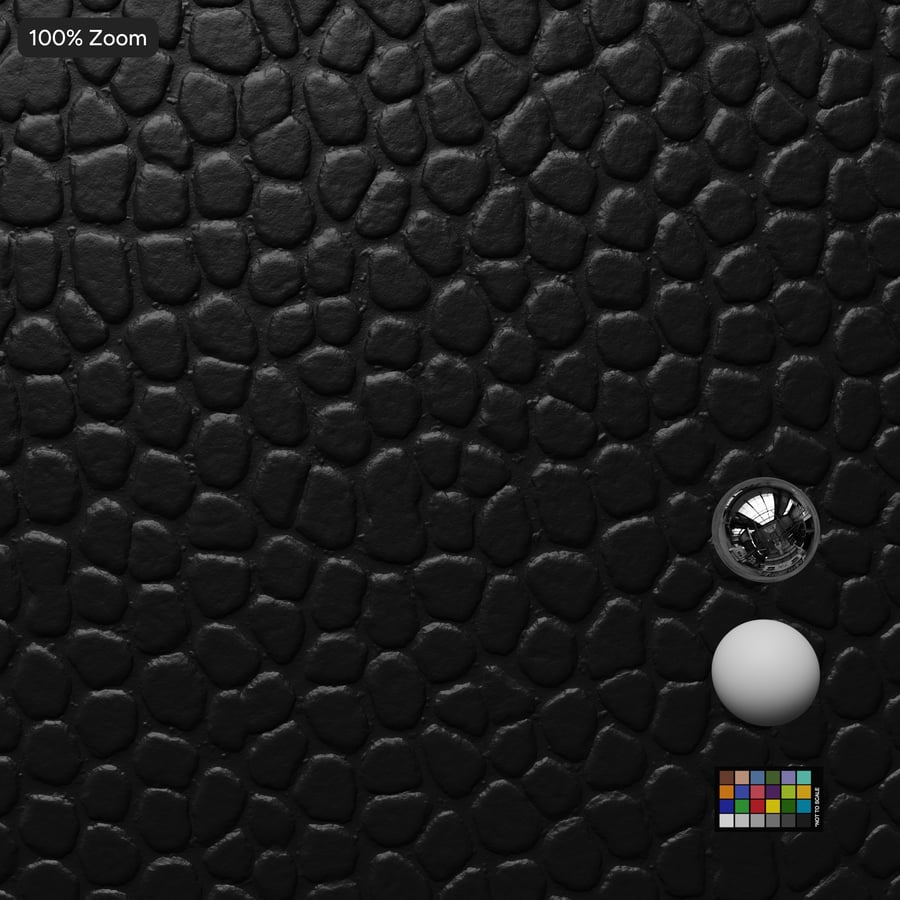 Dots Mold Plastic Texture, Black