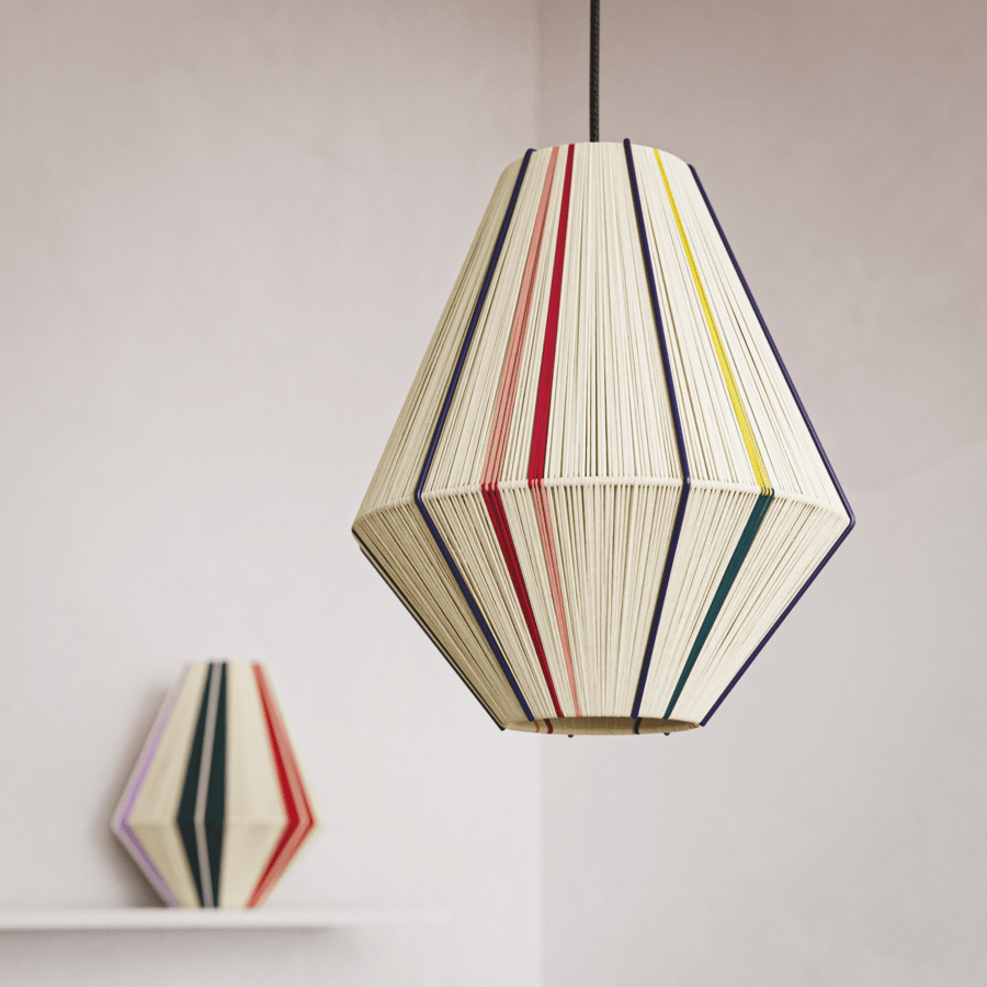 Werajane Pinstripes Peer Lamp Model
