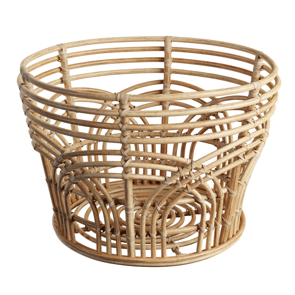 Cesta de mimbre modelo Rattan