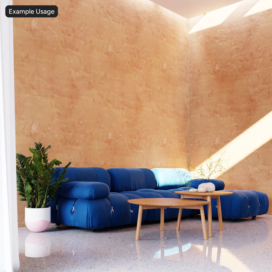 Adobe Plaster Wall Texture, Orange