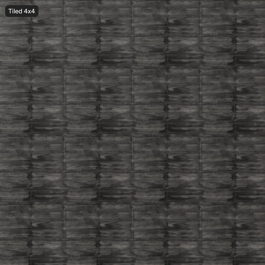 Тонкий блок Rammed Earth Texture, черный