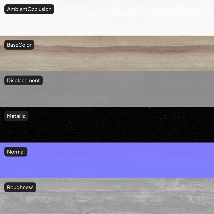 Thick Layered Sand Rammed Earth Texture
