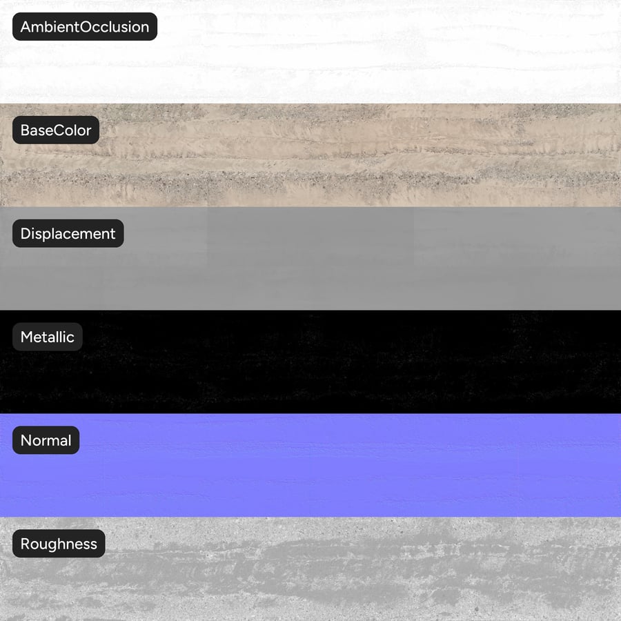 Boardform χονδροειδής άμμος Rammed Earth υφή