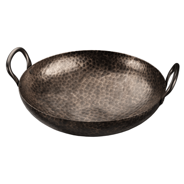Modelo de cuenco de hierro martillado