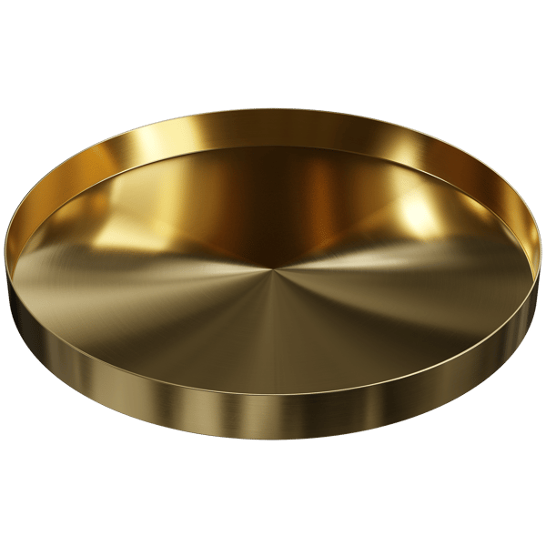 Rond Gouden Dienblad Model