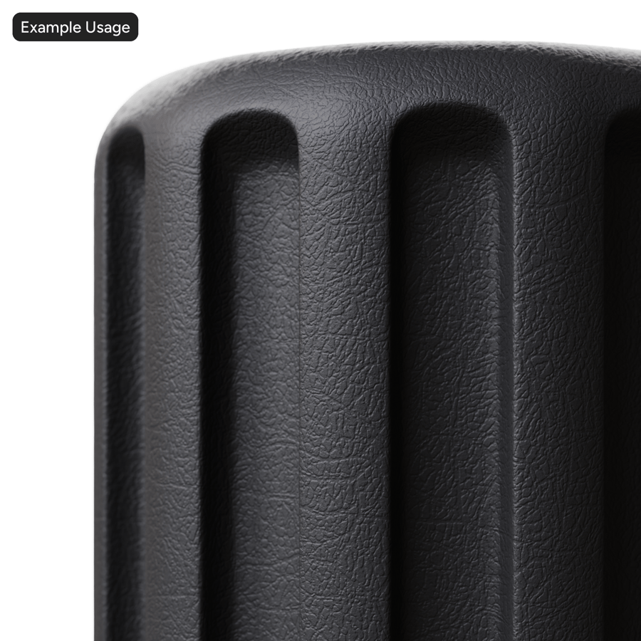 Textura de plástico com molde de grão de madeira, preto