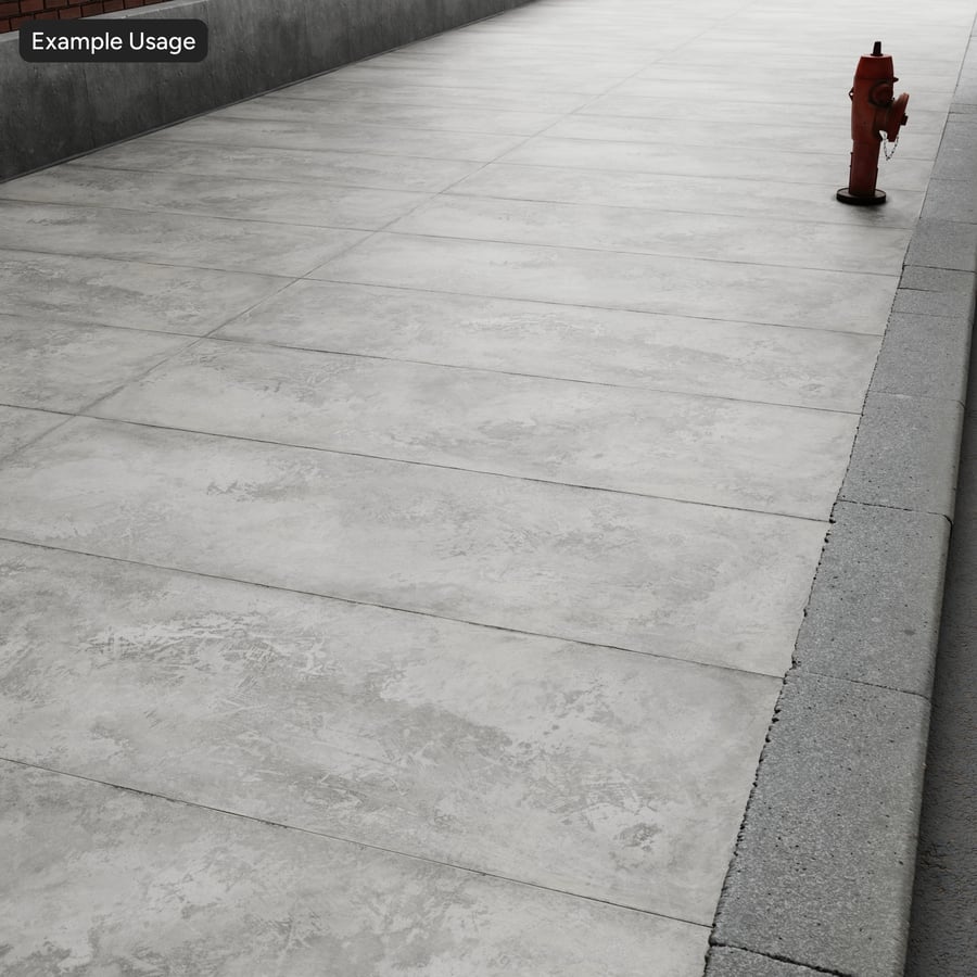 Mottled Matte Panel Concrete Ground Texture