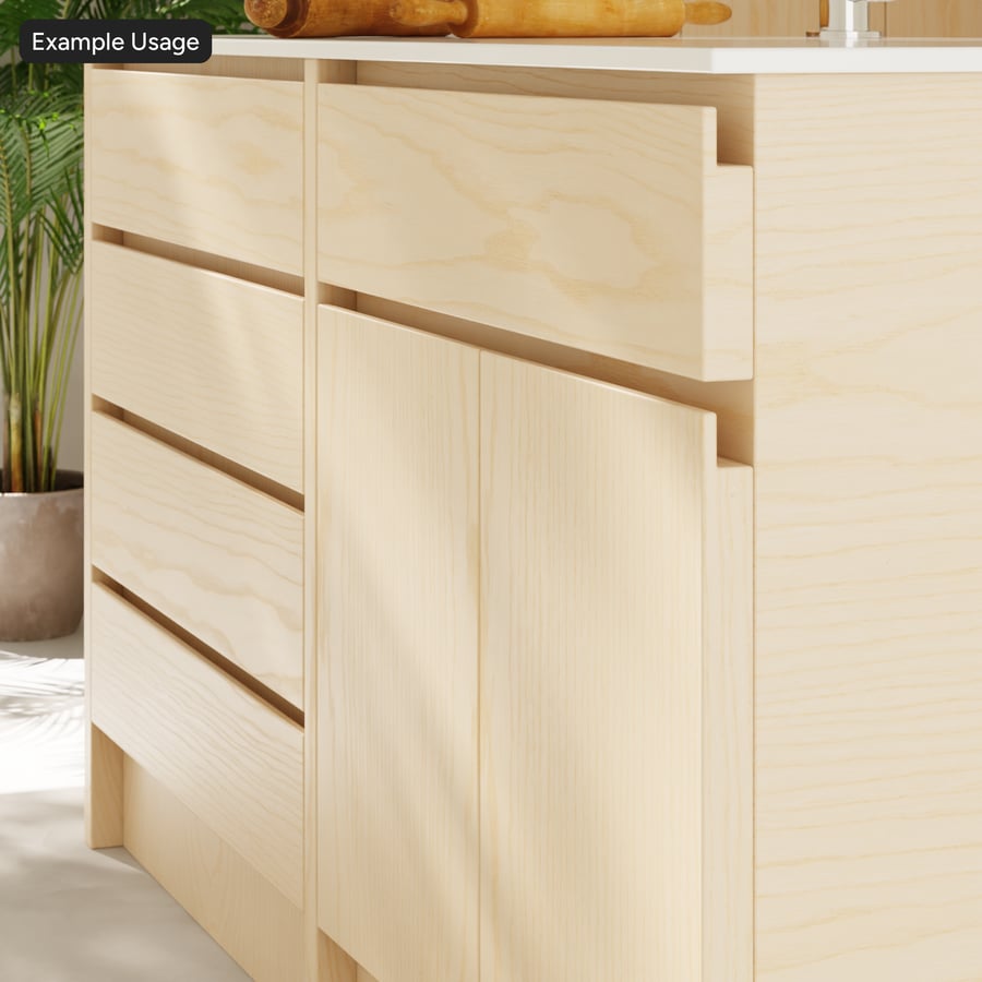 Book Match Ash Wood Veneer Texture