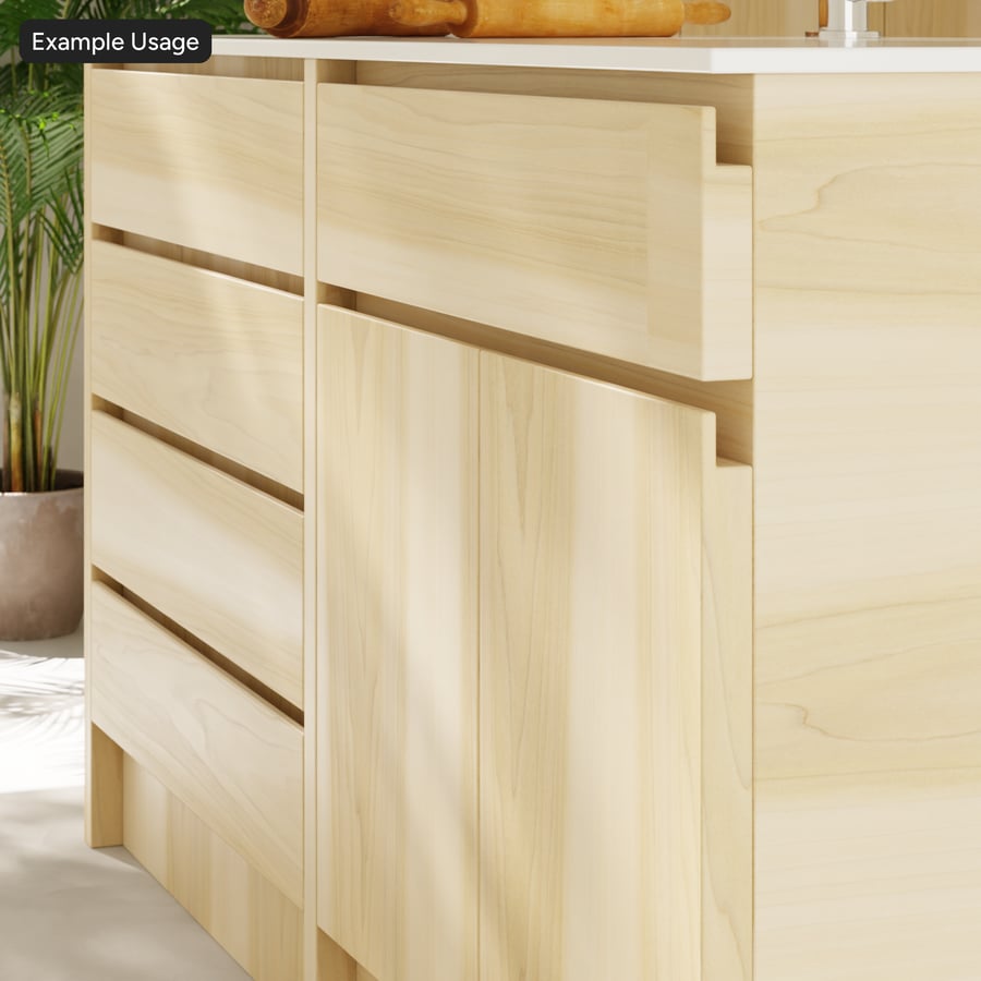 Book Match Oak Wood Veneer Texture