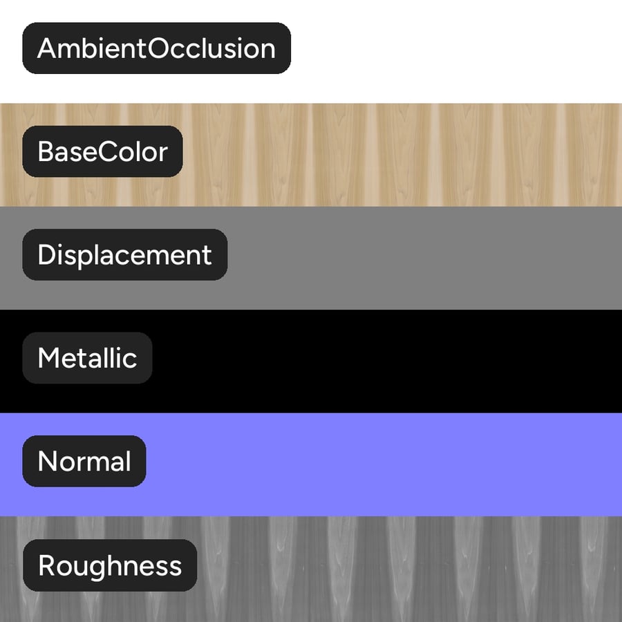 Book Match Oak Wood Veneer Texture