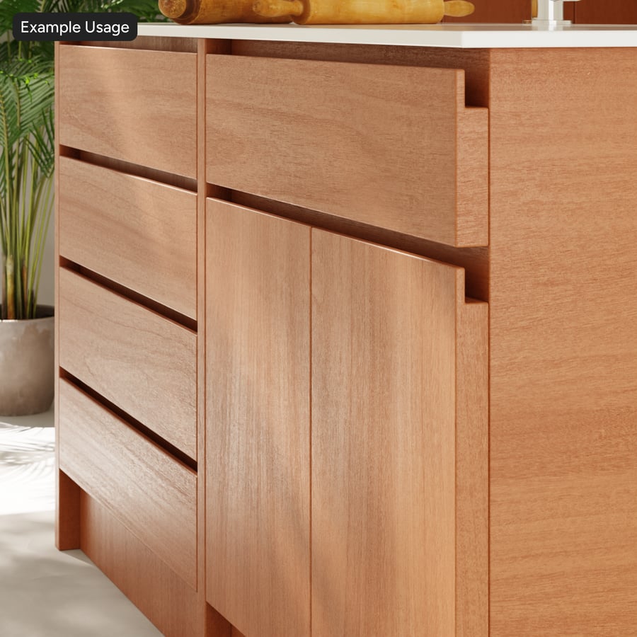 Book Match Impiallacciatura di legno Sapele, Arancione