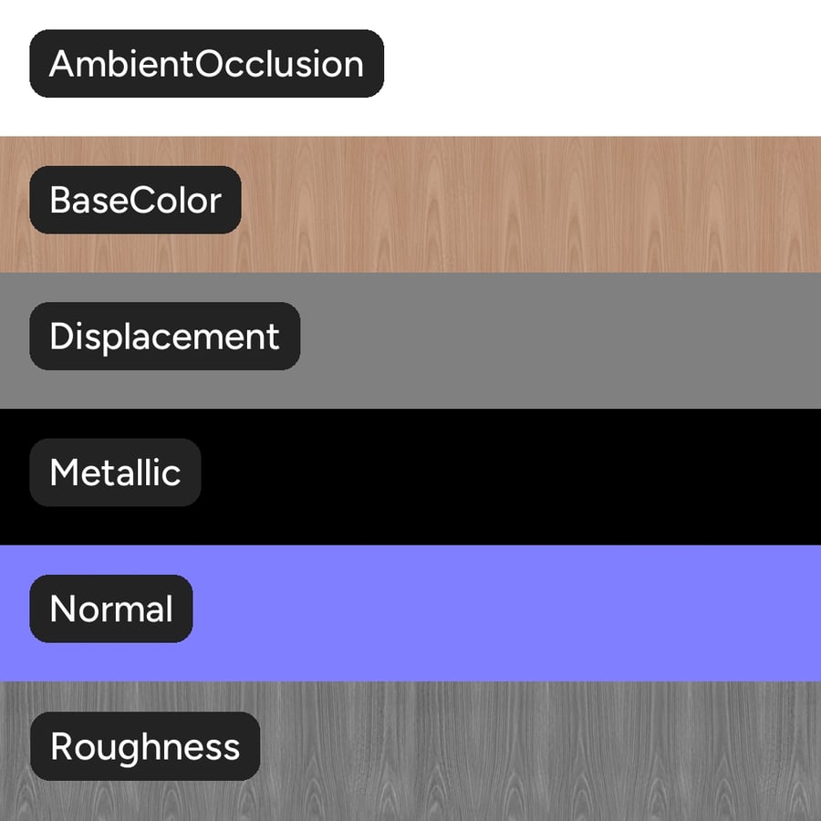 Book Match Oak Wood Veneer Texture