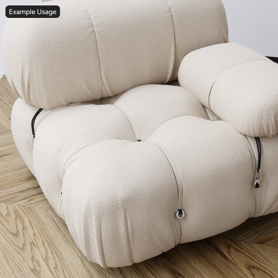 Tekstur Kain Bubbly Boucle