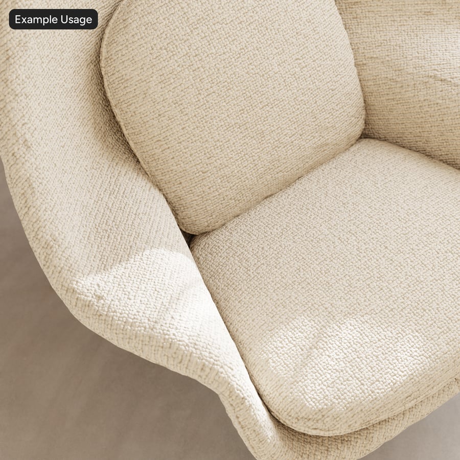 Tekstura tkaniny Bubbly Rows Boucle