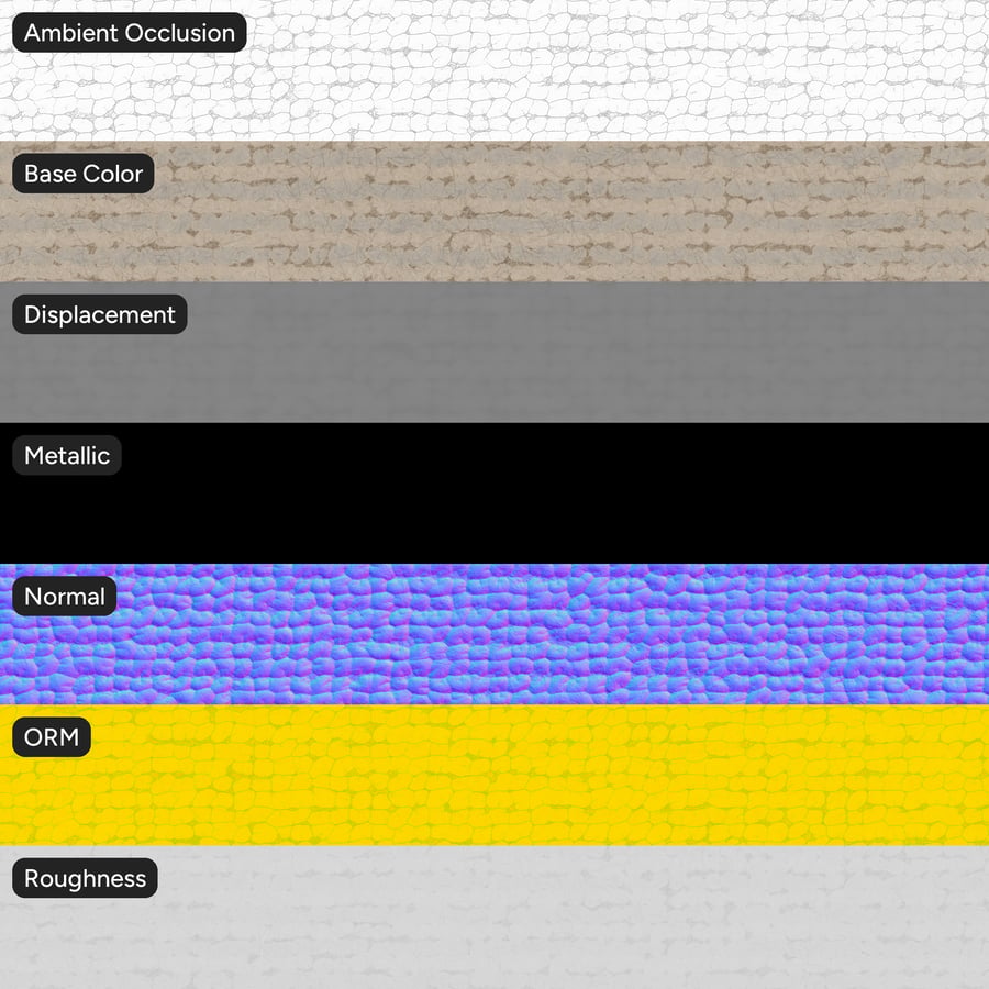 Tekstura tkaniny Bubbly Rows Boucle