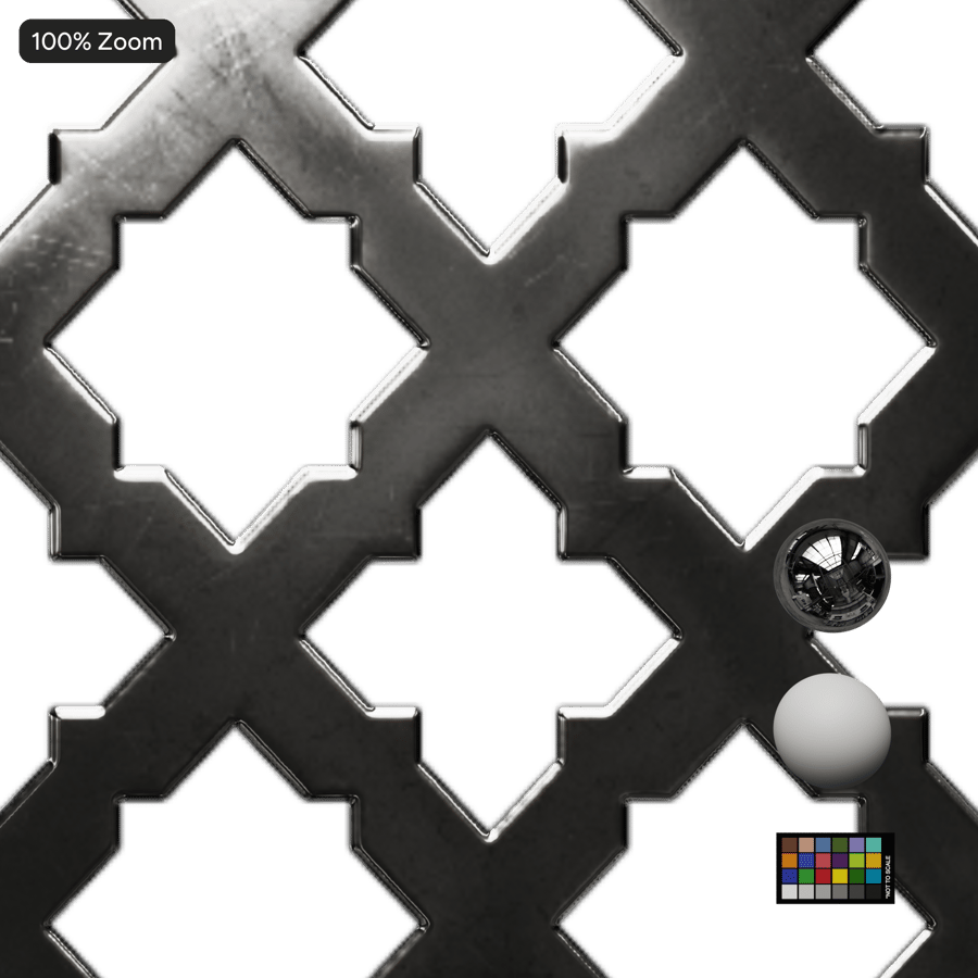 Star Perforated Metal Texture
