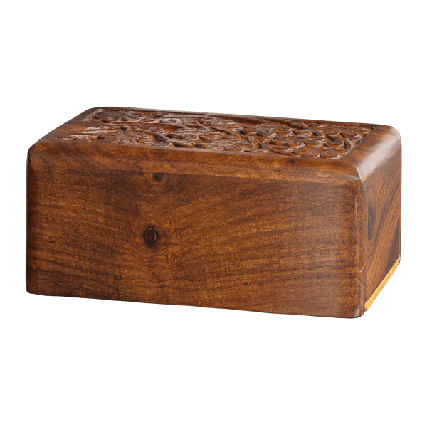 Geschnitzte Blumenkiste aus Holz Modell