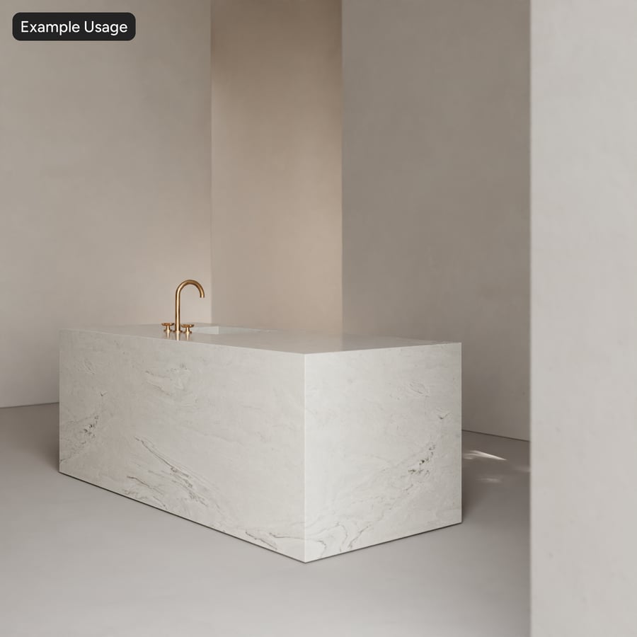 Pietra di Granito Milano Venato Lucido, Bianco