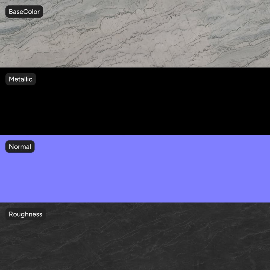 Olympia Polished Quartzite Stone Texture, vit