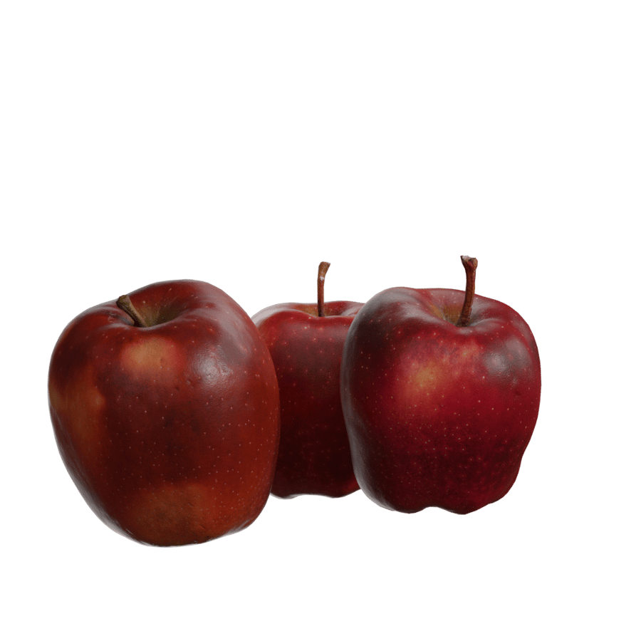 Red Delicious Apfel Modell