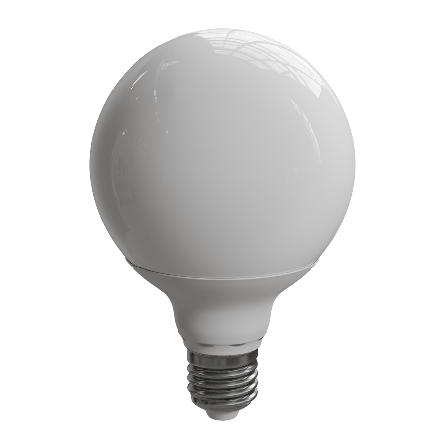 Modello di lampadina a globo opaco