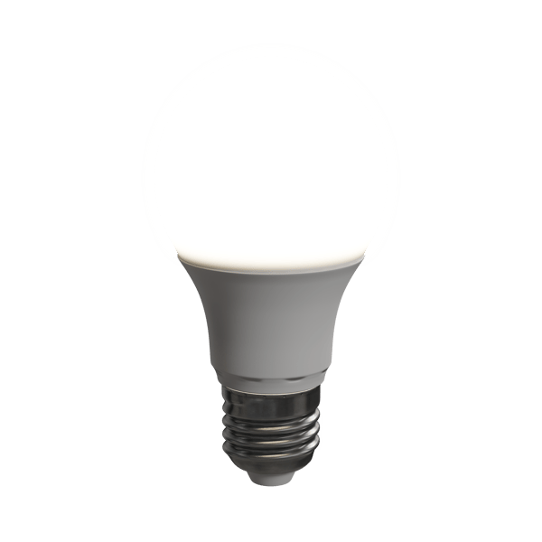 Modello di lampadina LED opaca