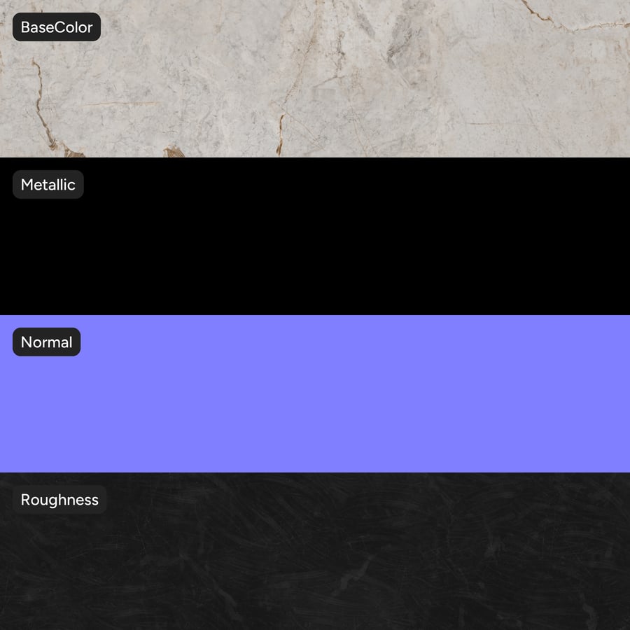 Michelangelo Dolomite polerowany marmur o fakturze kamienia, biały