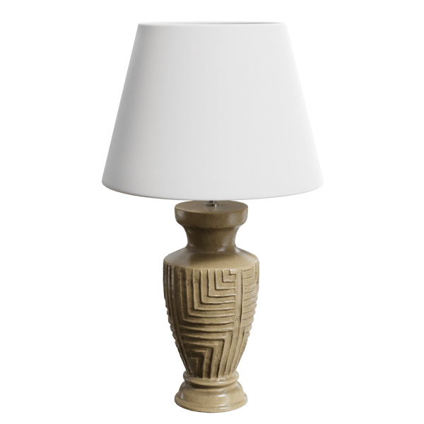Модель лампы с абажуром Eno Ceramic Arrius Rome, бежевый