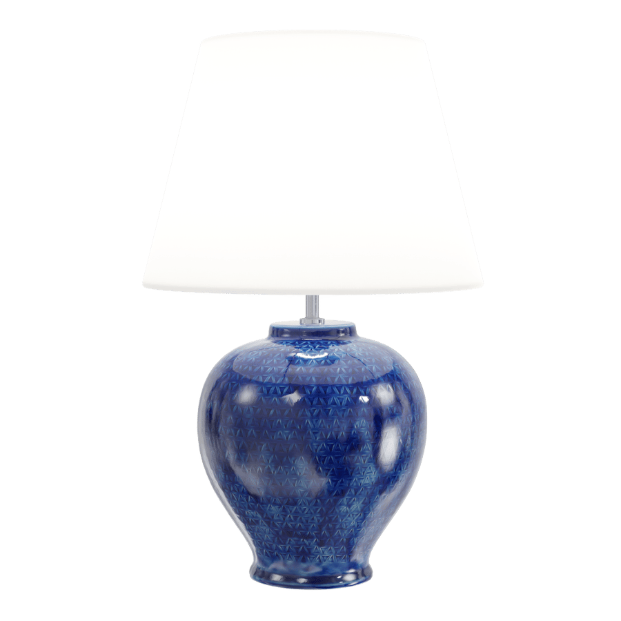 Модель лампы с абажуром Eno Ceramic Kelantis Egypt, синий