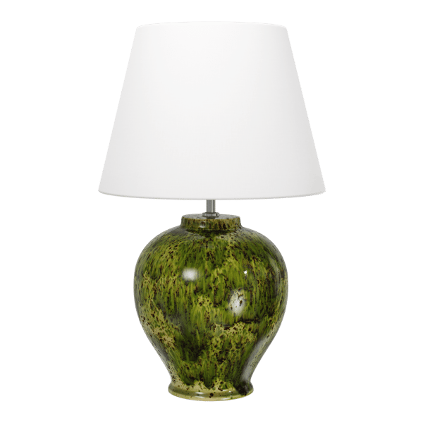 Eno Ceramic Kelantis Jungle Shade Lamp Model, Green