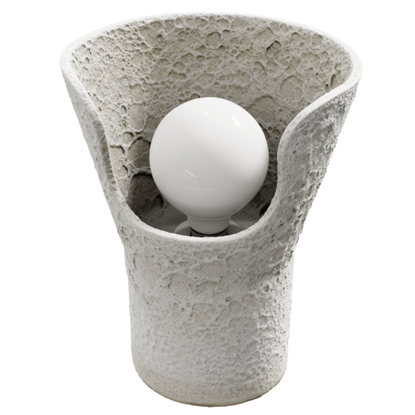Modello di lampada lunare Xona di Eno Ceramic, bianco