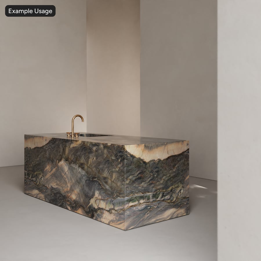 Polished Quartzite Stone Texture, Gray