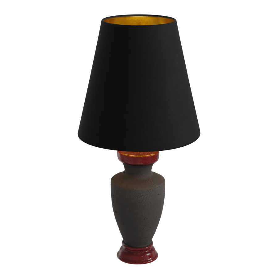 Eno Ceramic Arrius Lampenschirm Modell, Schwarz
