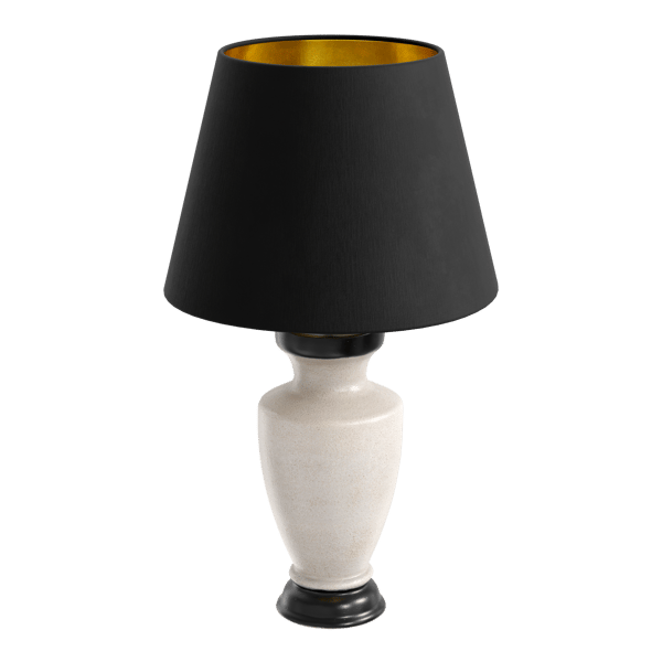 Eno Ceramic Arrius Calmness Shade Lamp Model, White