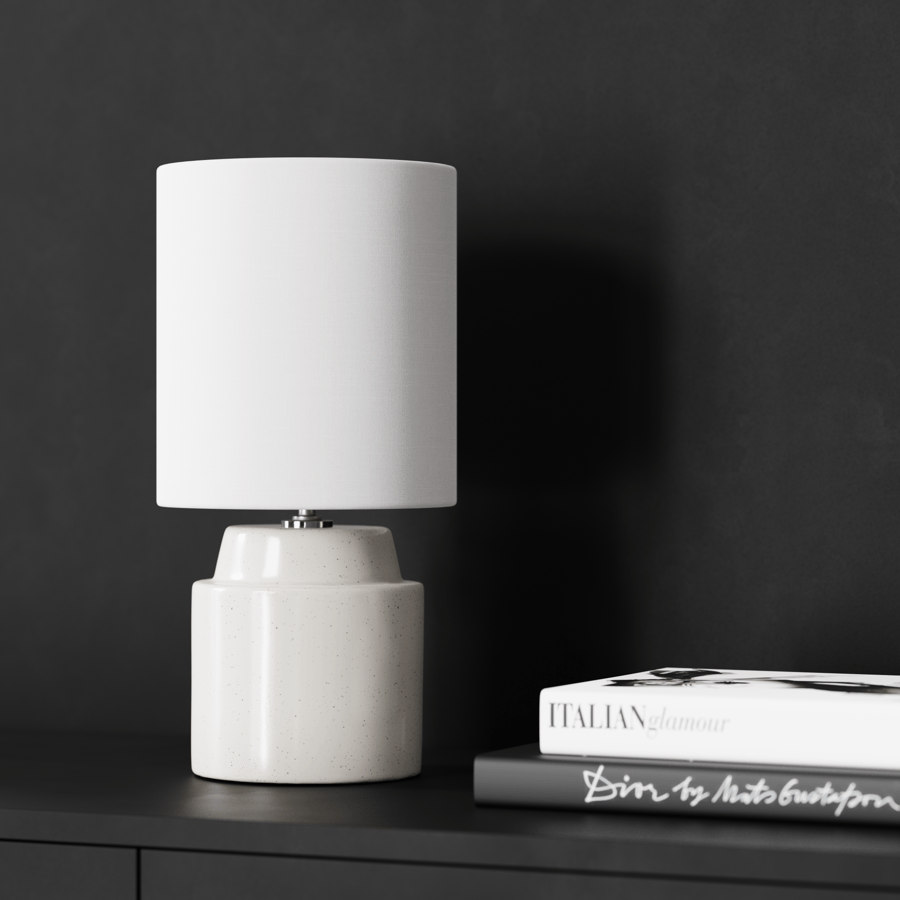 Modello di lampada Eno Ceramic Chic Pyrite, bianco