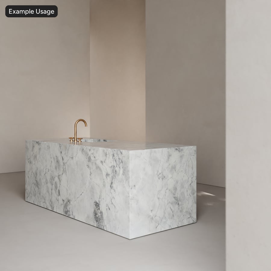 Matte Dolomite Stone Texture, White