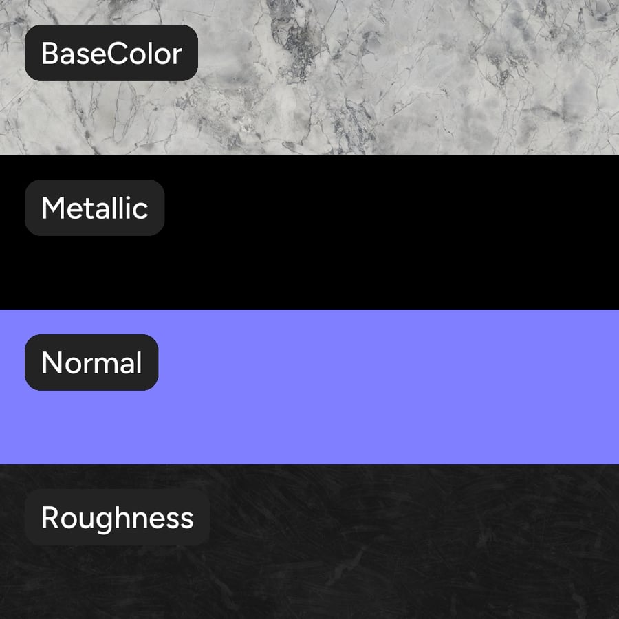 Matte Dolomite Stone Texture, White
