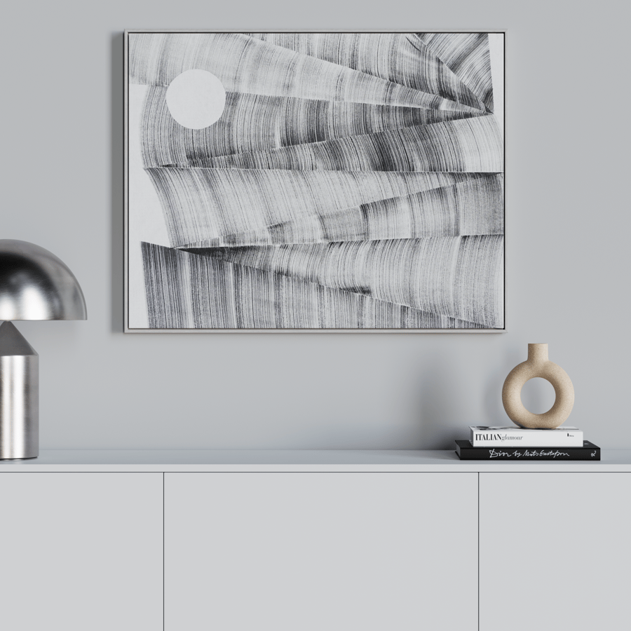 'Σύνθεση No. 190' Αφηρημένη Wall Art Μοντέλο