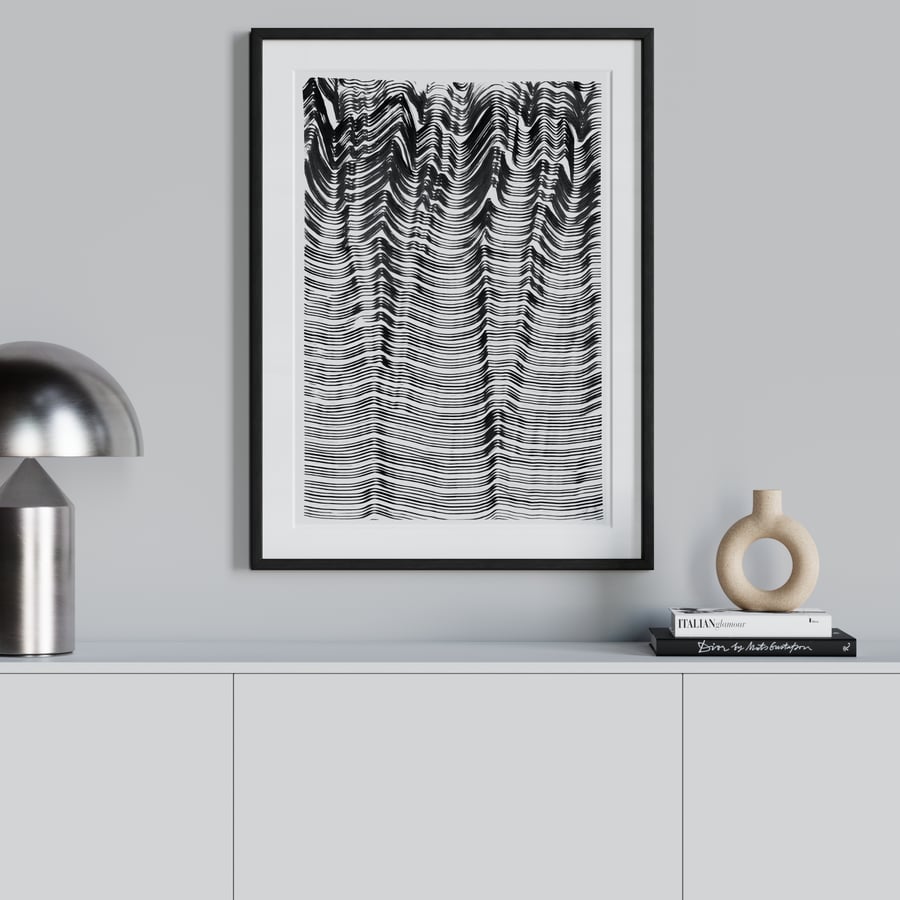 Dibujo nº 341 Arte mural abstracto Modelo