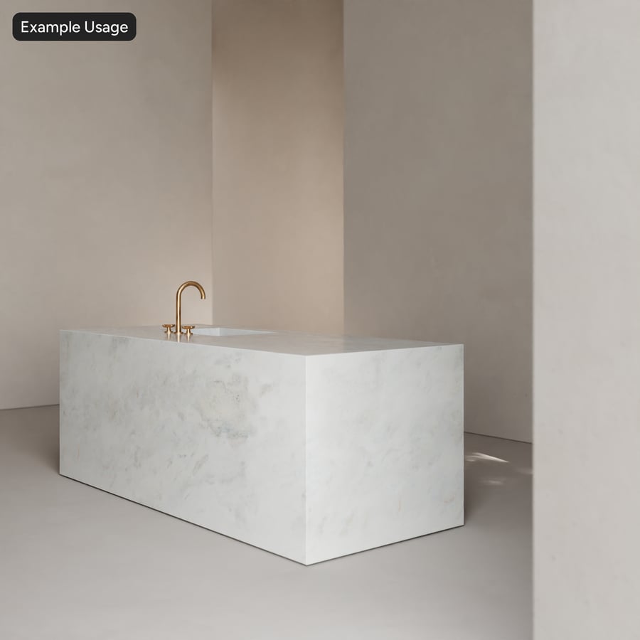 Kết cấu đá quartzite Namib Fantasy bóng mờ, trắng