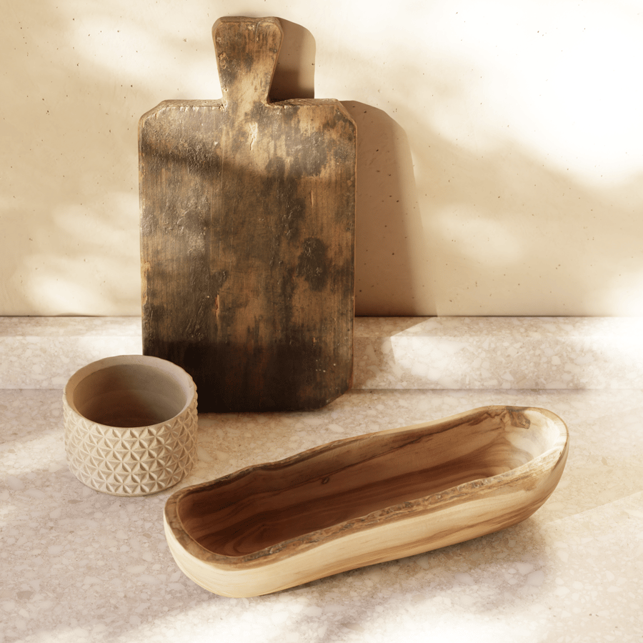 Modelo de tigela de madeira Long Live Edge