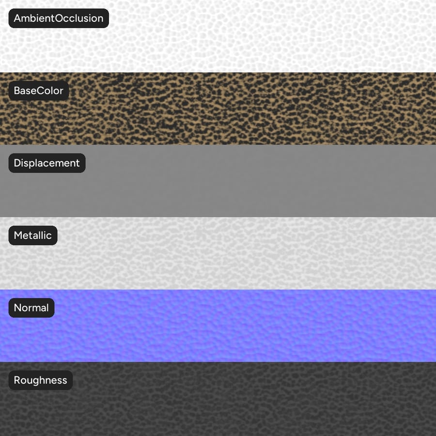 Rivestimento in polvere color oro Texture metallica