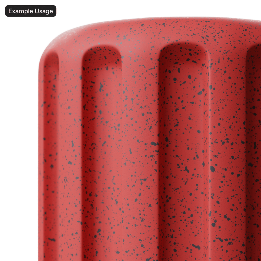 Speckled Plastic Texture, Red